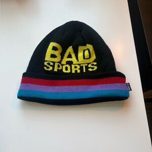 Undefeated bad sports beanie